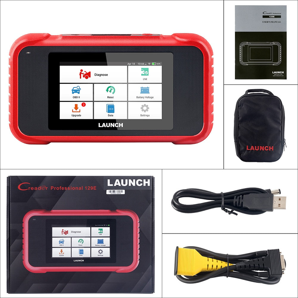 Professional OBD2 Vehicle Diagnostic Tool w/ Wi-Fi - Automotive Code Scanner