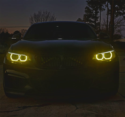 BMW 2 Series LCI Yellow DRL CS Style LED Boards (F22 F23)