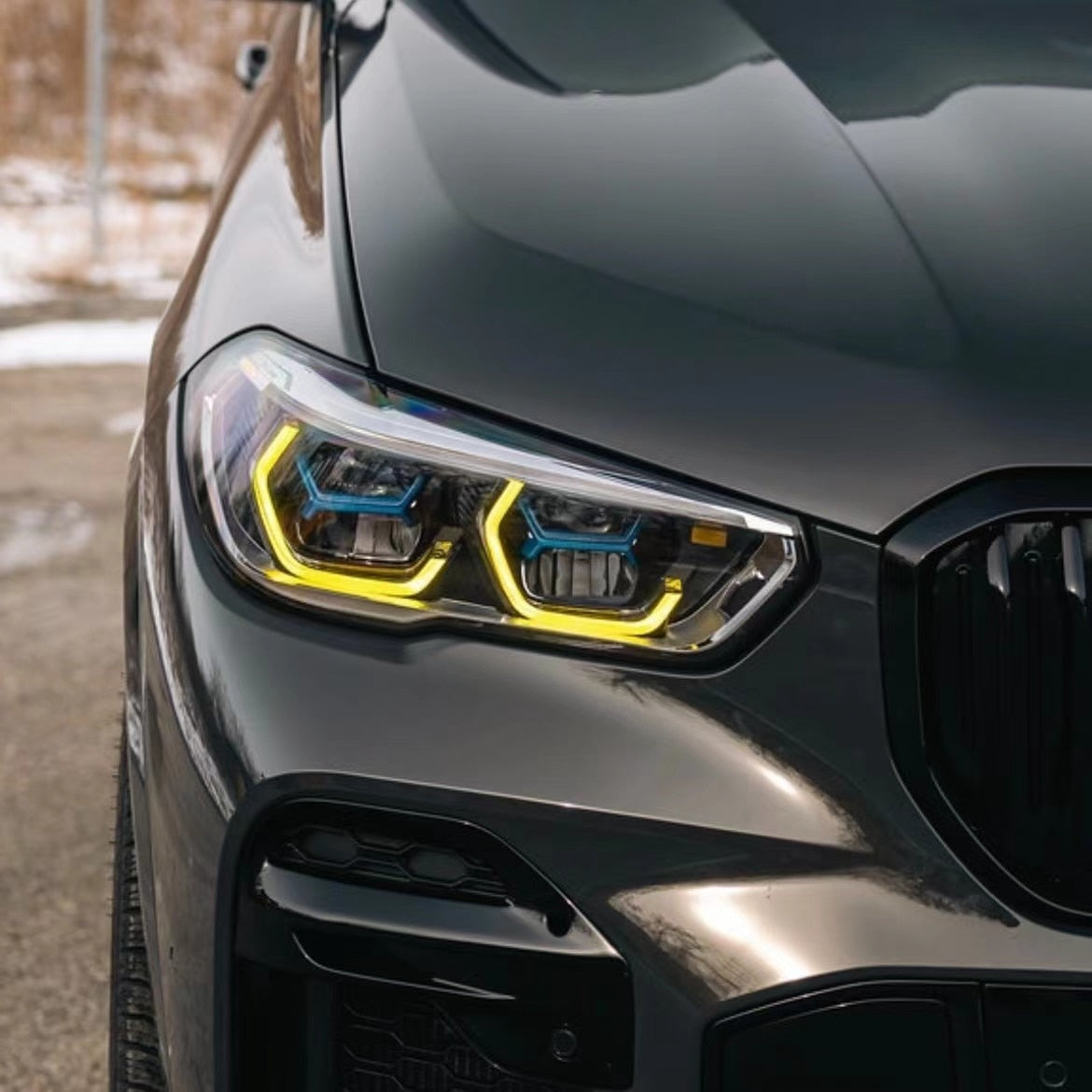 BMW X5 X6 X5M Colored DRL CS Style LED Boards (F85 F95 F15 F16 G05 G18 G06)