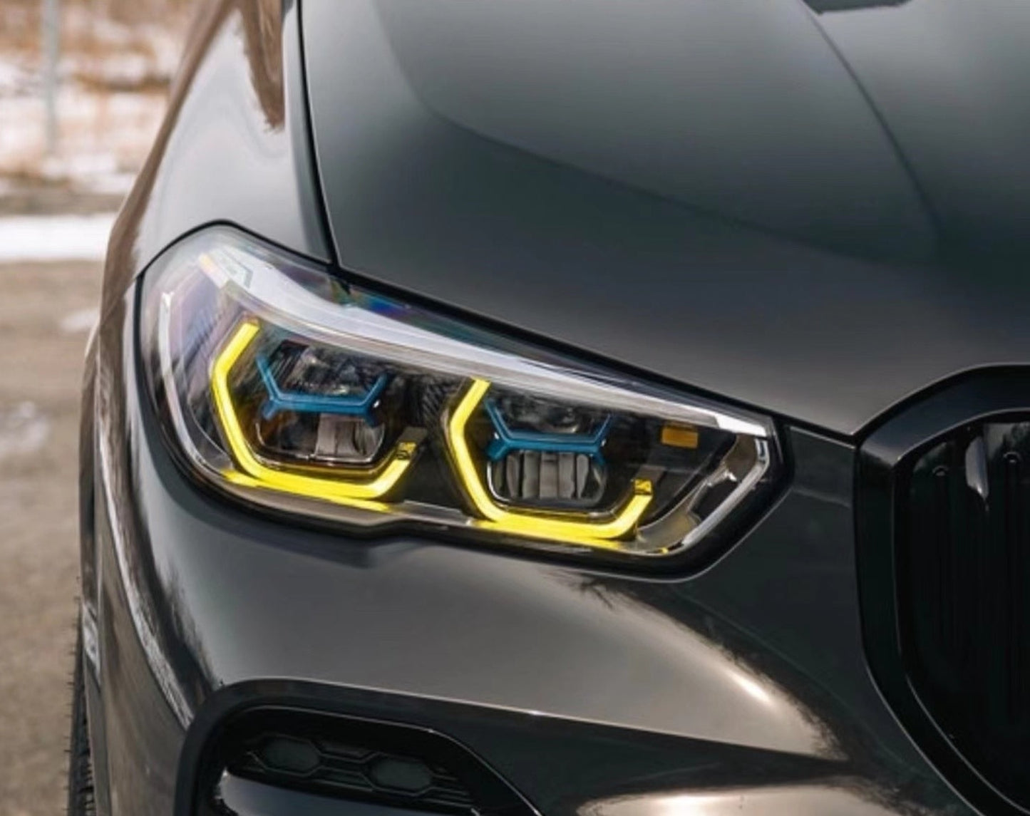 BMW X5 X6 X5M Colored DRL CS Style LED Boards (F85 F95 F15 F16 G05 G18 G06)
