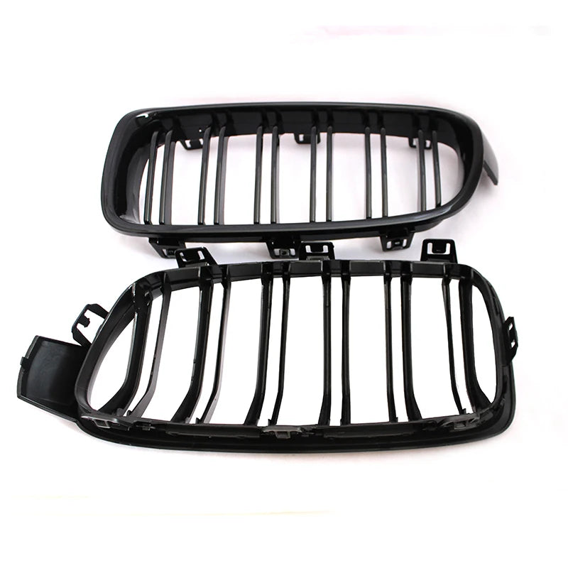 Black Kidney Grille Dual Slat Grille For BMW F30 F31 F35 2012-2018 320i 325i 328i