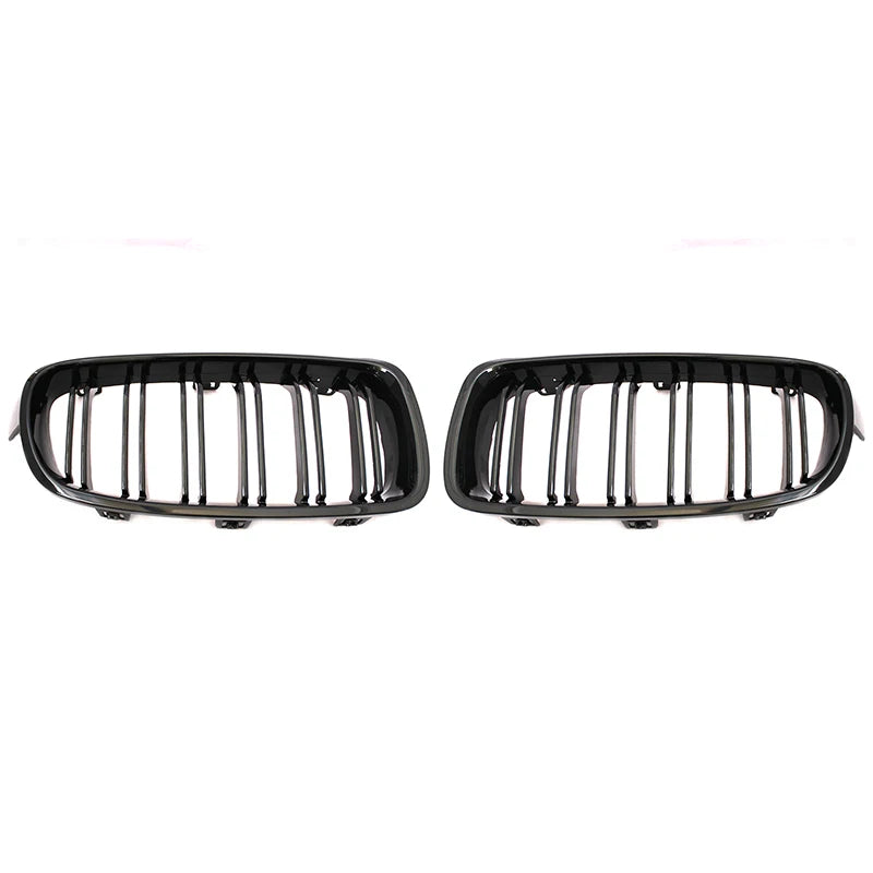 Black Kidney Grille Dual Slat Grille For BMW F30 F31 F35 2012-2018 320i 325i 328i