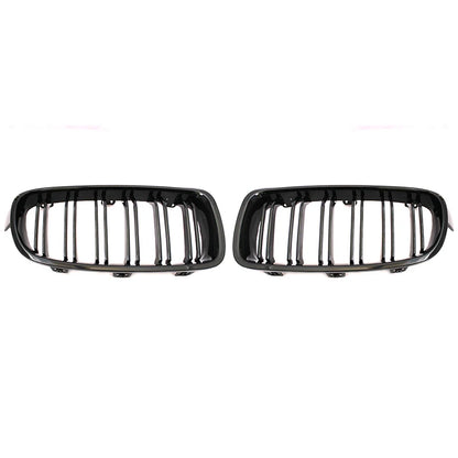 Black Kidney Grille Dual Slat Grille For BMW F30 F31 F35 2012-2018 320i 325i 328i