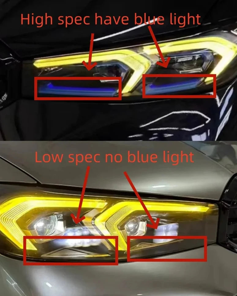 BMW 3 Series LCI Colored DRL CS Style LED Boards (G20 G21)