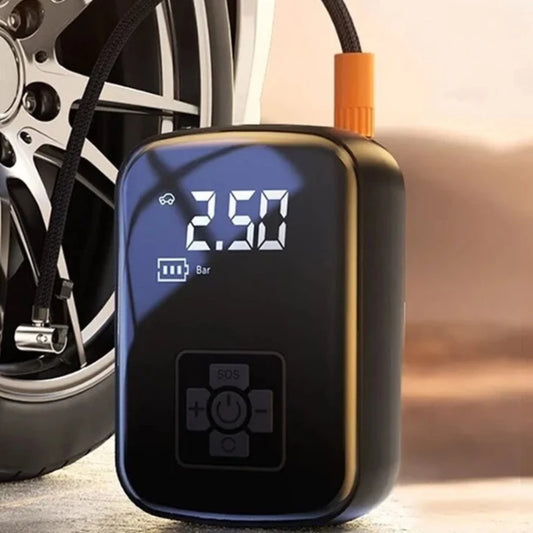 Electric Car Air Pump with USB-C Charging (Stocking Stuffer)