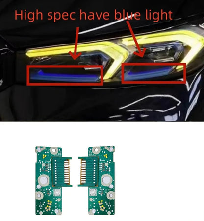 BMW 3 Series LCI Colored DRL CS Style LED Boards (G20 G21)